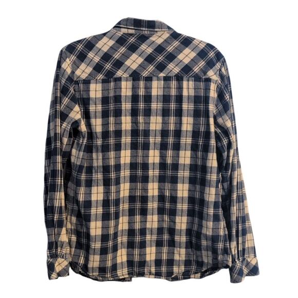 Netflix Stranger Things Plaid Flannel Button-Up Men’s M Blue & White Long Sleeve - Picture 3 of 3
